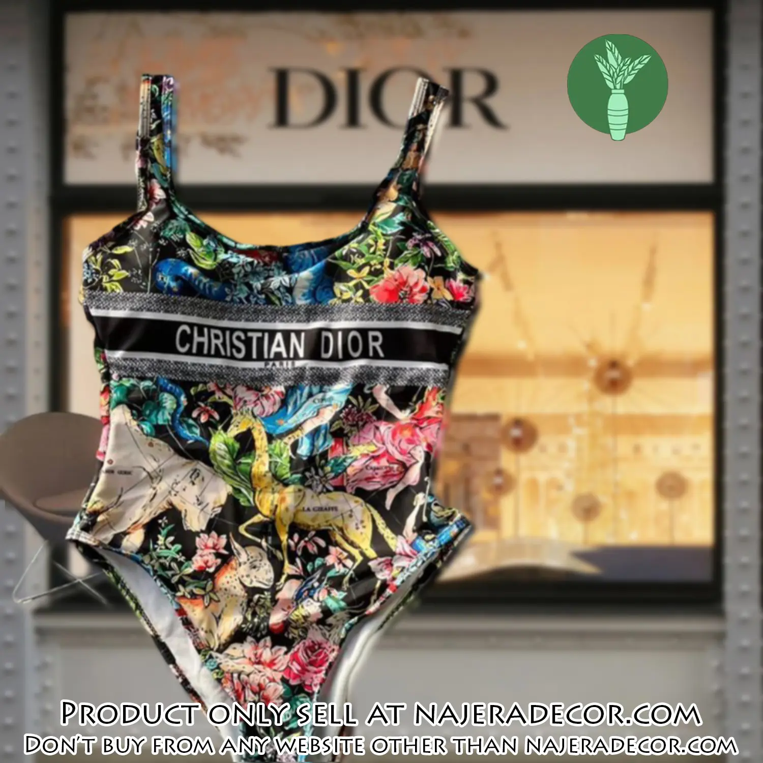 Christian dior swimwear beachwear one piece swimsuit osw1044 njr3754541